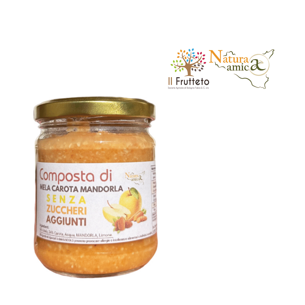 Composta di Mela, Carota e Mandorla - Il Frutteto